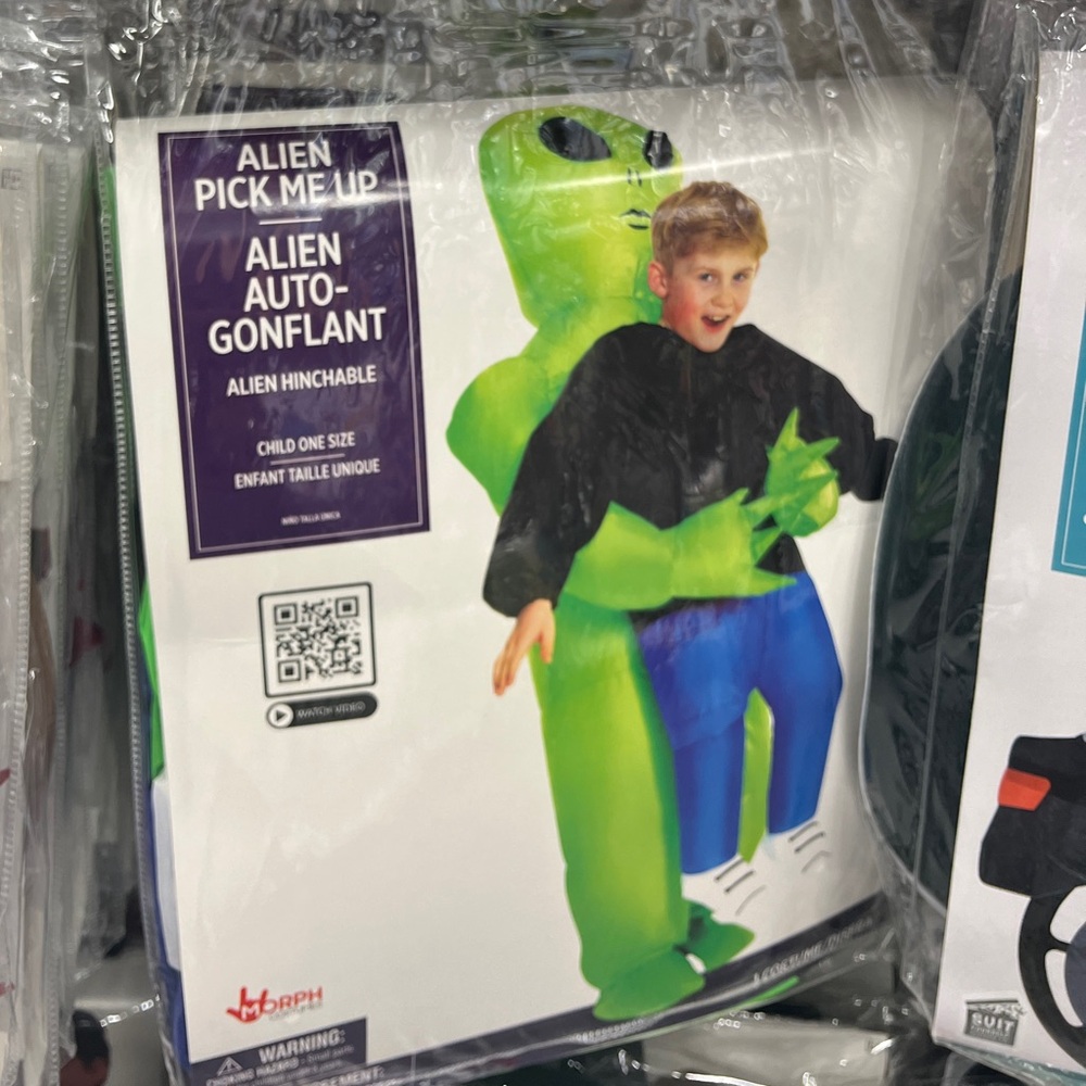 Kids Alien Inflatable Costume